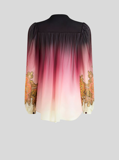 COLOUR SHADED GEORGETTE TOP