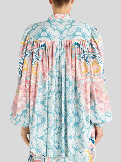 PAISLEY 선버스트 프린트 블라우스
