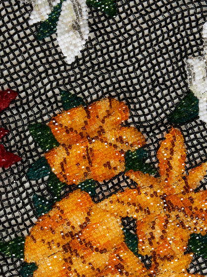 FLORAL TOP WITH BEADS