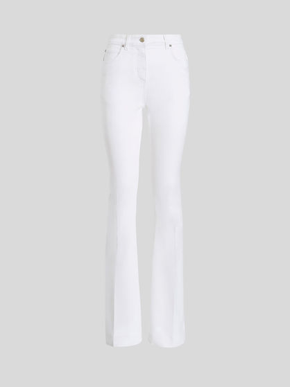 JEANS WITH PAISLEY EMBROIDERY