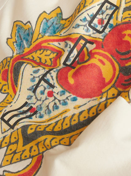 ロゴ ジャージー クロップド Tシャツ