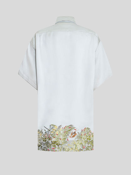 OVERSIZE SHIRT WITH LOGO ON CHEST