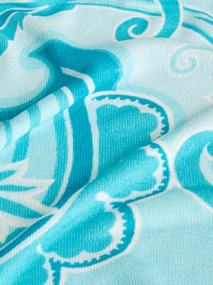 PAISLEY PATTERN VISCOSE DRESS