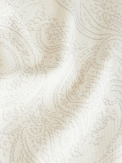 PAISLEY PRINT KNIT TOP