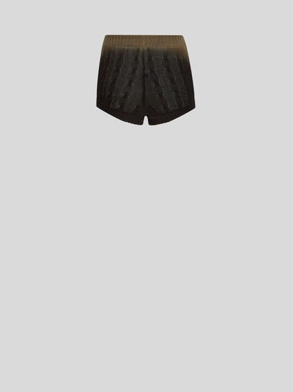 COLOUR SHADED WOOL JERSEY CULOTTES