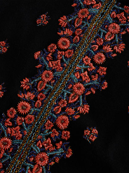 WOOL AND CASHMERE CARDIGAN WITH EMBROIDERY