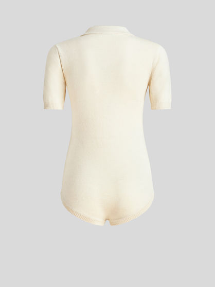 BODYSUIT JUMPER WITH INTARSIA