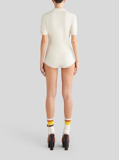 BODYSUIT JUMPER WITH INTARSIA