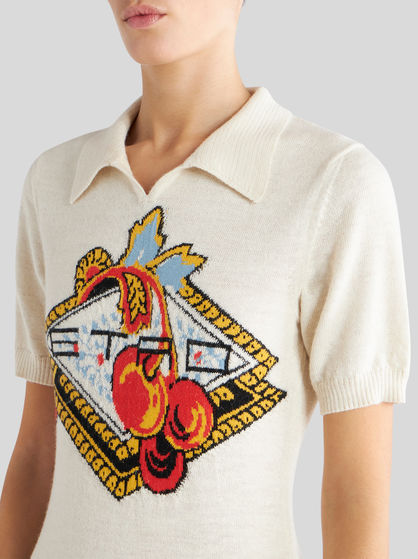 BODYSUIT JUMPER WITH INTARSIA