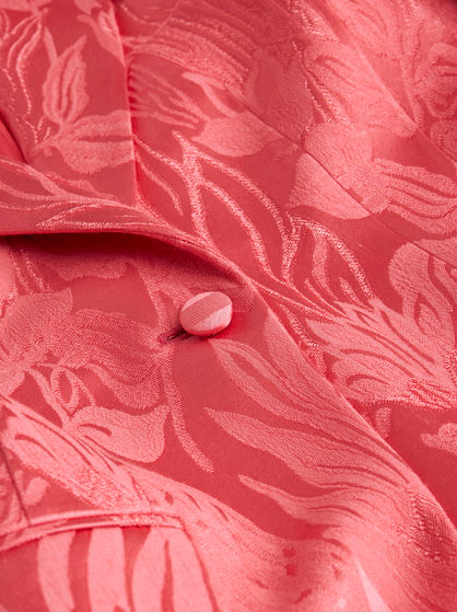 TAILORED JACQUARD FLOWER JACKET