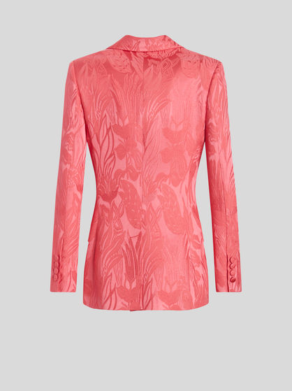 TAILORED JACQUARD FLOWER JACKET