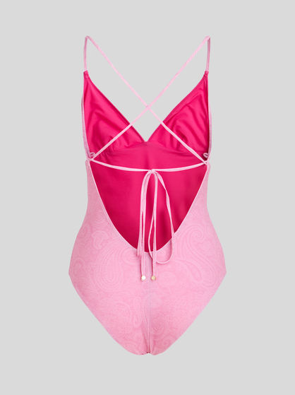PAISLEY ONE-PIECE COSTUME WITH PEGASO