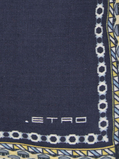 CUSHION WITH DOUBLE PRINT AND PASSEMENTERIE