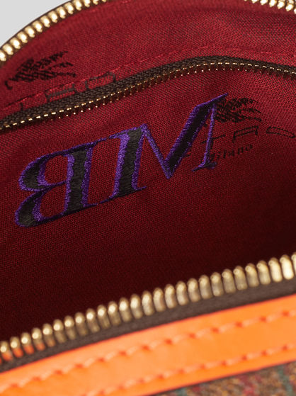 PAISLEY BOWLING BAG WITH MULTI-COLOUR INSERTS