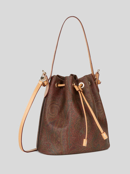 LARGE PAISLEY BUCKET BAG