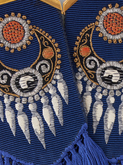 FRINGED PENDANT EARRINGS