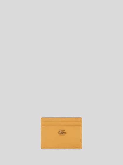 LEATHER CREDIT CARD HOLDER WITH PEGASO