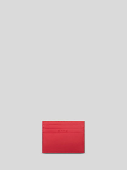 LEATHER CREDIT CARD HOLDER WITH PEGASO