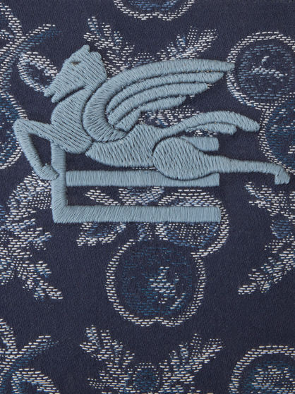 JACQUARD-BEUTEL MIT ÄPFELCHEN, GROSS