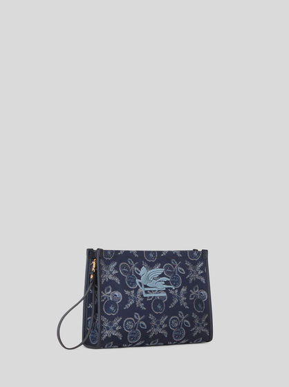 JACQUARD-BEUTEL MIT ÄPFELCHEN, GROSS