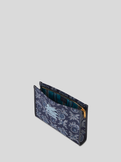 JACQUARD-BEUTEL MIT ÄPFELCHEN, GROSS