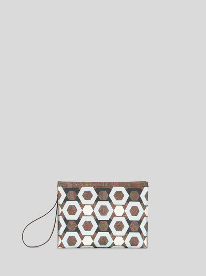 GEOMETRIC PRINT PAISLEY NÉCESSAIRE
