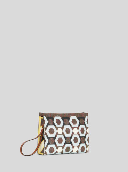 GEOMETRIC PRINT PAISLEY NÉCESSAIRE