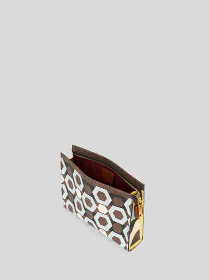 GEOMETRIC PRINT PAISLEY NÉCESSAIRE