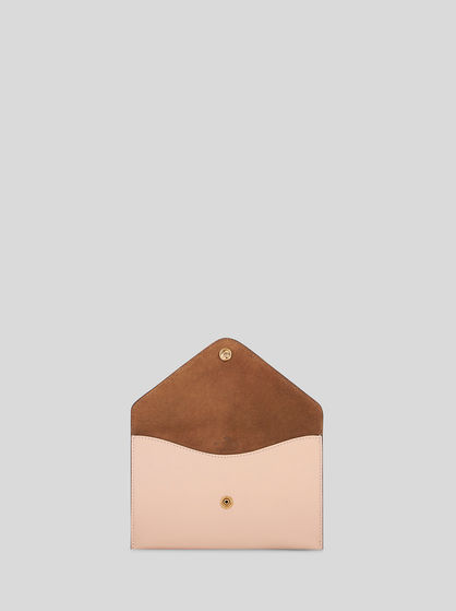 LEATHER CLUTCH BAG WITH PEGASO