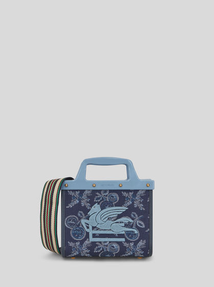 MINI JACQUARD LOVE TROTTER BAG WITH APPLES