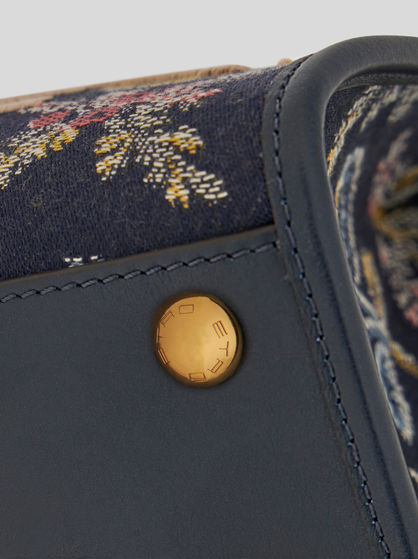 MINI JACQUARD LOVE TROTTER BAG WITH MULTI-COLOURED APPLES