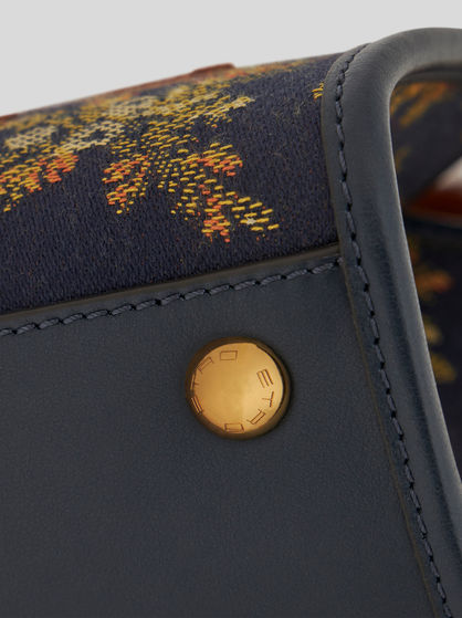 SMALL JACQUARD LOVE TROTTER BAG WITH APPLE PATTERN