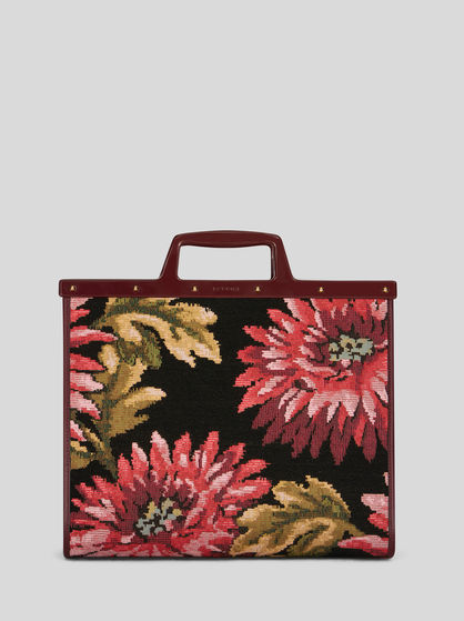 中号花卉提花 LOVE TROTTER 包袋