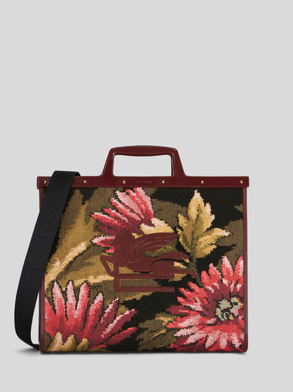 中号花卉提花 LOVE TROTTER 包袋