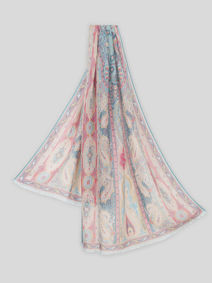 FULAR DE CACHEMIRA PAISLEY ORNAMENTAL