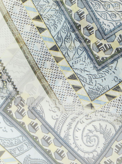 SCARF WITH POUCH PRINT