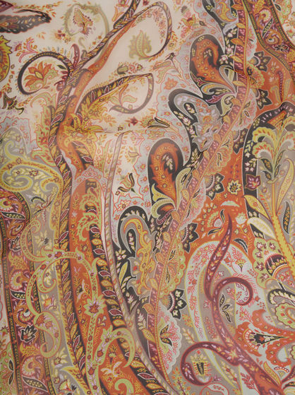 PAISLEY SILK SCARF