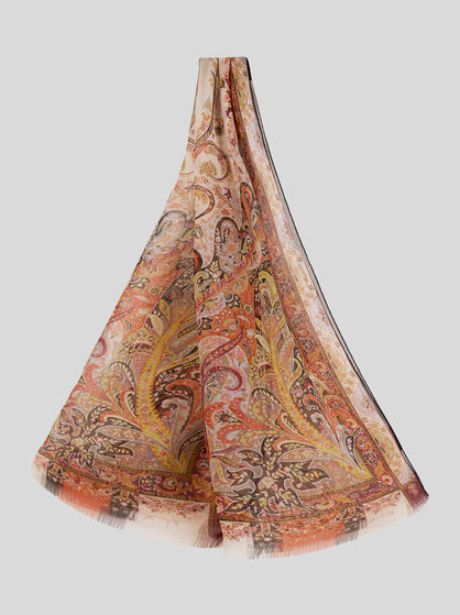 PAISLEY SILK SCARF