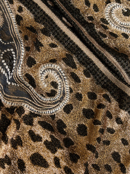 CHEETAH CAPE WITH BUTTERFLY DESIGN