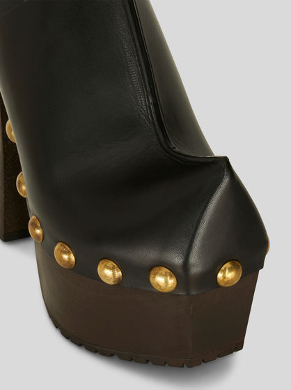 LEATHER CLOGS