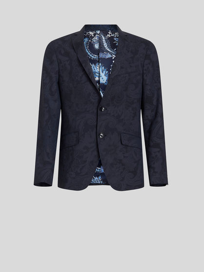 TON-SUR-TON ORNAMENTAL PAISLEY PRINT JACKET
