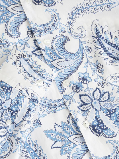 FLORAL PAISLEY PRINT SHIRT