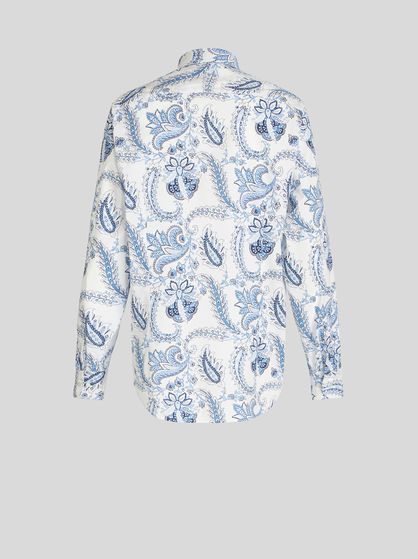 FLORAL PAISLEY PRINT SHIRT