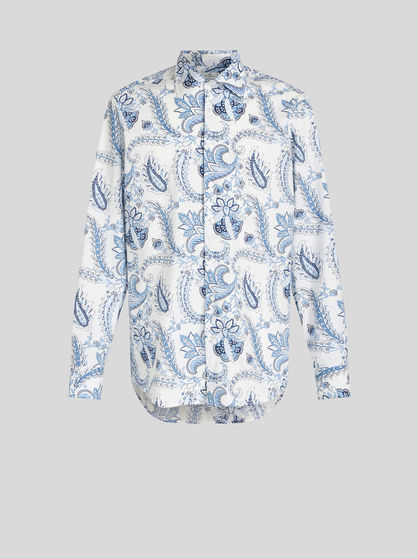FLORAL PAISLEY PRINT SHIRT