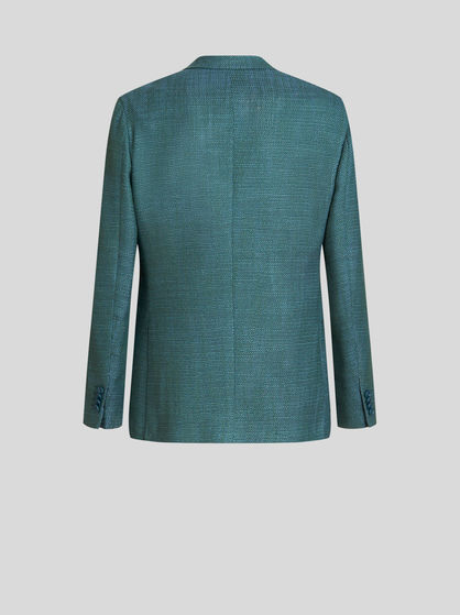 TAILORED WOOL AND SILK JACKET