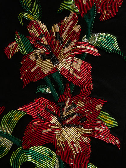 TAILORED FLORAL EMBROIDERY JACKET