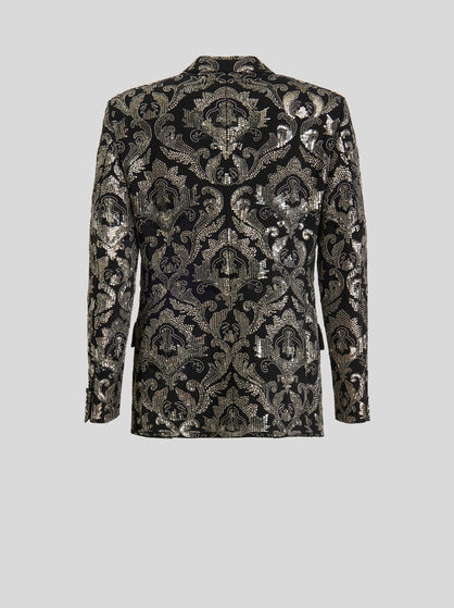 JACKET WITH ORNAMENTAL PAISLEY EMBROIDERY