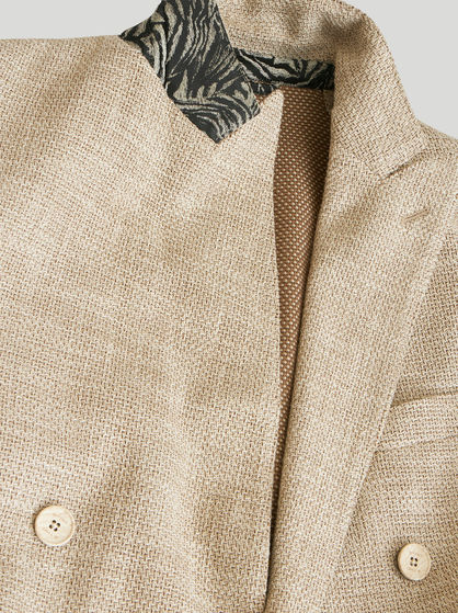 DOUBLE-BREASTED COTTON JACKET