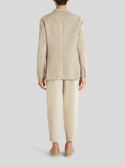 DOUBLE-BREASTED COTTON JACKET