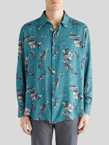 Men's shirts: jacquard, floral and Paisley prints | ETRO